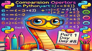 Comparison Operators in Python Programming Part 1 Python Tutorial Day