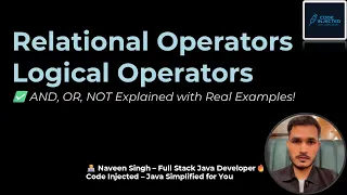 Java Relational Logical Operators Explained with Real Examples Code Injected