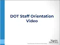DOT Staff Orientation