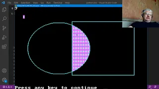 QBasic Paint With Pattern - Day 50