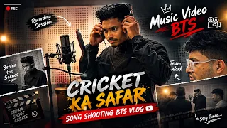 Cricket ka safar | song shooting BTS Vlog 🎬🔥 | bobby yadav #cricketsong #bobby_4uhh #bobbyyadav 