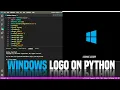 WINDOWS logo Drawing in python Python turtle Python tutorials Windows Programming