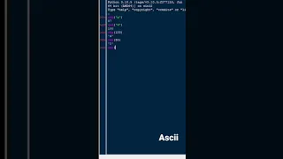 Python Chr and Ord functions