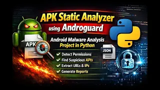 APK Static Analyzer using Androguard Android Malware Analysis Project in Python