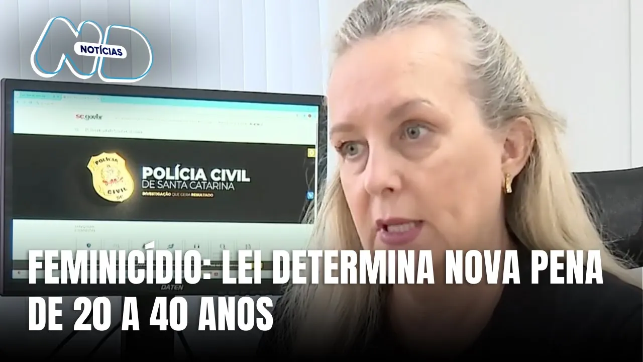 Lei de feminicídios: SC registra queda de ocorrências e aumento de pena aos transgressores