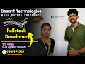 Full Stack Developer Career Success Student Placement Besant Technologies Velachery