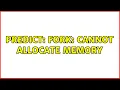 Predict fork Cannot allocate memory