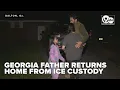 Dalton family reunites as father freed from ICE detention Daughter still in custody