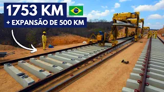 TRANSNORDESTINA: A MAIOR FERROVIA em Construção no Brasil