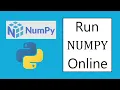 How to Run Numpy Online without installing