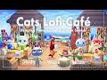 Download Lagu 【ACNH BGM】Cats Lofi Café #12 Resort ｜Piano, Guitar \u0026 Ocean Sounds｜BGM for Work・Study・Relax・Sleep