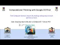 Computational Thinking using Google CS First