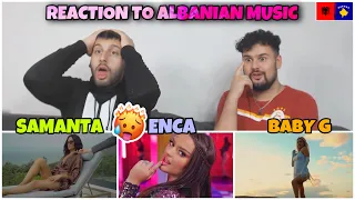 reaction to albanian music samanta mala x cha cha cha u0026 enca rakia u0026 baby g larg