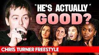 They LAUGHED at White Rapper...then he started Rapping | Chris Turner Freestyle Raps