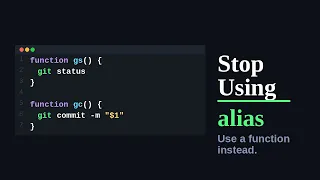 Creating bash alias with using a function on Linux
