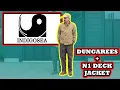 Indigo Sea Review Dungarees and N1 Deck Jacket