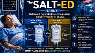 The SALT-ED Study Balanced crystalloids versus saline in non-critically ill adults
