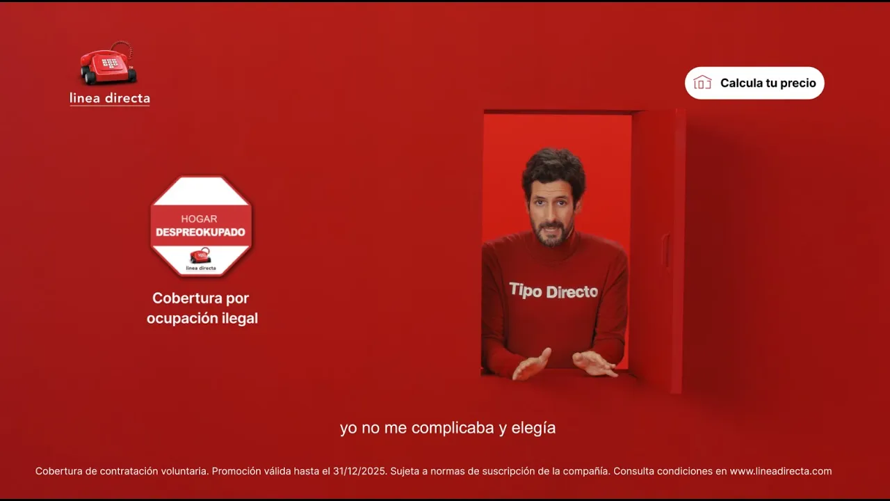 Línea Directa Aseguradora — Linea Directa — Seguro de Hogar (YouTube video ad)