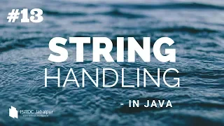 STRING Handling in JAVA indexOf next occurrence example