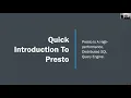 TAST03 Trino PrestoSQL SQL-on-Anything Anywhere