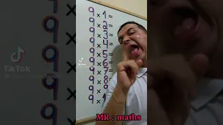 اسهل طريقه لحفظ جدول 9 مع مستر بين 