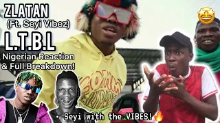 seyi is pure vibes zlatan u0026 seyi vibez let there be light visualizer nigerian reaction 