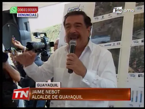 Nebot inspeccionó nueva estación de bombeo en sector Las Delicias