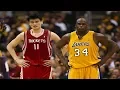 Every Yao Ming and Shaq 3 Pointer of Their Careers