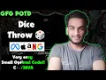Dice throw gfg potd 23-05-25 GFG Problem of the day