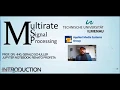 Multirate Signal Processing 01 Introduction - 01 Introduction