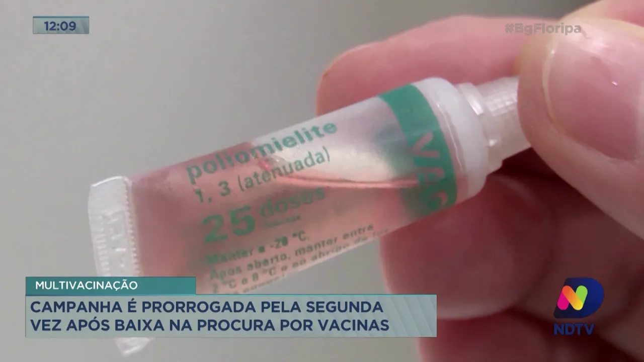 Multivacinação: campanha é prorrogada pela segunda vez após baixa procura de vacinas