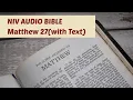 Matthew 27 NIV BIBLE with text