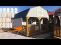Lofted Barn Cabin 12x32 Derksen Trell Portable Buildings Commentary Ep 14