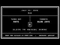 Tampa Bay Rays TB Toronto Blue Jays TOR MLB Final Box Score JULY 20 2026
