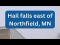 Hail blankets communities south of the metro