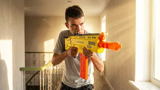 Nerf Battle! Mad Dog Ghosts Have Invaded My House!