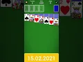 Mobilityware Solitaire Daily Challenge 15 02 2021