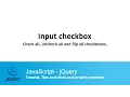 jQuery - Input checkbox