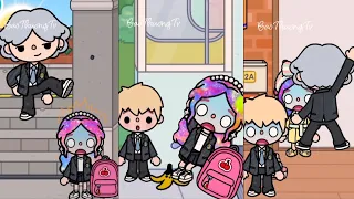 Demon Boy & Angel Boy Fall for the Same Cute Girl! 😈😇❤️(Full Story)| Toca Boca| Toca Story| TocaLife