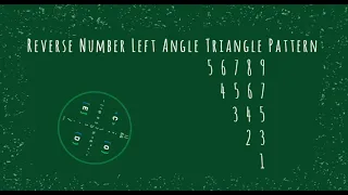 71 Number Left Angle Triangle Pattern without any pre-defined method using while loop in Python