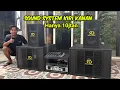 Paket soundsystem murah stereo, bisa buat listrik rumah