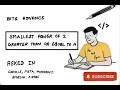 Smallest Power of 2 N GeeksforGeeks Bit-Tricks Explained Step-by-Step Pen Paper