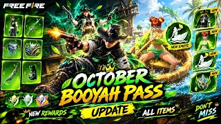 Today Confirmed October Booyah Pass β
| Free Fire Next Booyah Pass New Rewards & Review