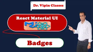 30 React Material UI Badges Dr Vipin Classes