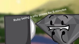 BFDI Ruby being silly for 5 minutes