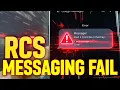 Why does RCS Messaging keep failing in Google Messages on GrapheneOS