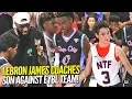 LeBron James Coaches Bronny Jr Against EYBL TEAM in Championship Game