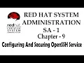 Chapter-9 Configuring And Securing OpenSSH Service RED HAT System Administration SA-1