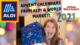 ALDI ADVENT CALENDAR DAY 2021 WINE CHEESE COFFEE some other Advent Calendars from World Market