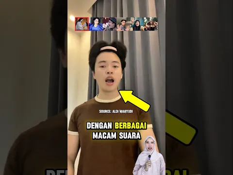 Pria ini nyanyi ibu bilang pake ini dulu, dengan suara uniknya